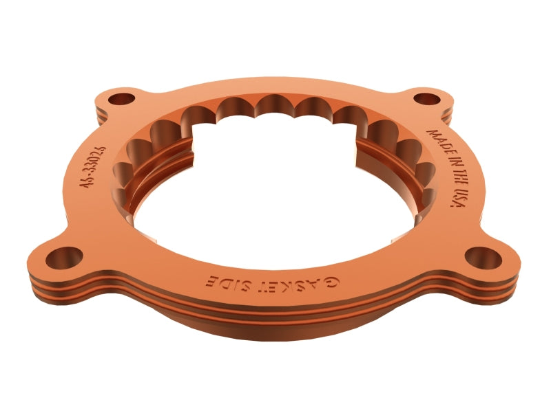 aFe 2024 Ford Mustang GT/ 2024 Ford Mustang Dark Horse V8 5.0L Silver Bullet Throttle Body Spacer 46-33026N 46-33026N Photo - Unmounted