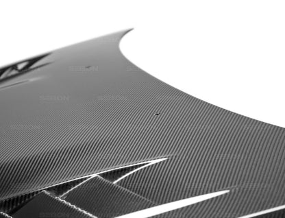 Seibon Carbon Fiber Hood For 2008-2014 Subaru WRX/STi HD0809SBIMP-CW Photo - Primary