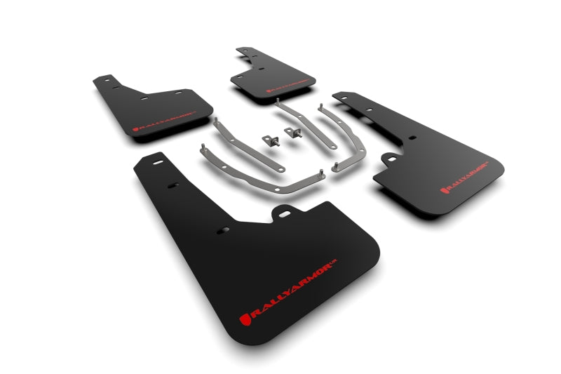 Rally Armor 2022 Hyundai Tucson Black UR Mud Flap w/ Red Logo MF75-UR-BLK-RD MF75-UR-BLK-RD User 1