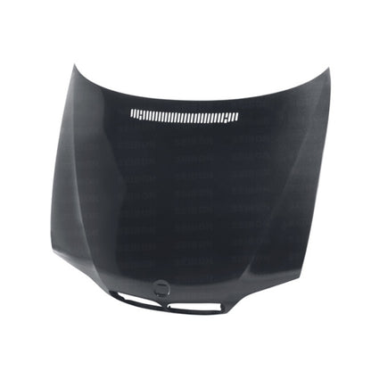 Seibon 02-05 BMW 3 Series 4dr E46 (Manuf Date 7/02-7/06 Models Only) OEM-Style Carbon Fiber Hood HD0205BMWE464D-OE HD0205BMWE464D-OE Photo - Primary