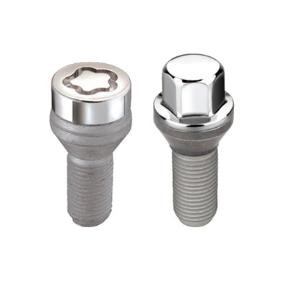 McGard 5 Lug Hex Install Kit w/Locks (Cone Seat Bolt) M14X1.5 / 17mm Hex / 28.0mm Shank L. - Chrome 67200 67200 Photo - Primary