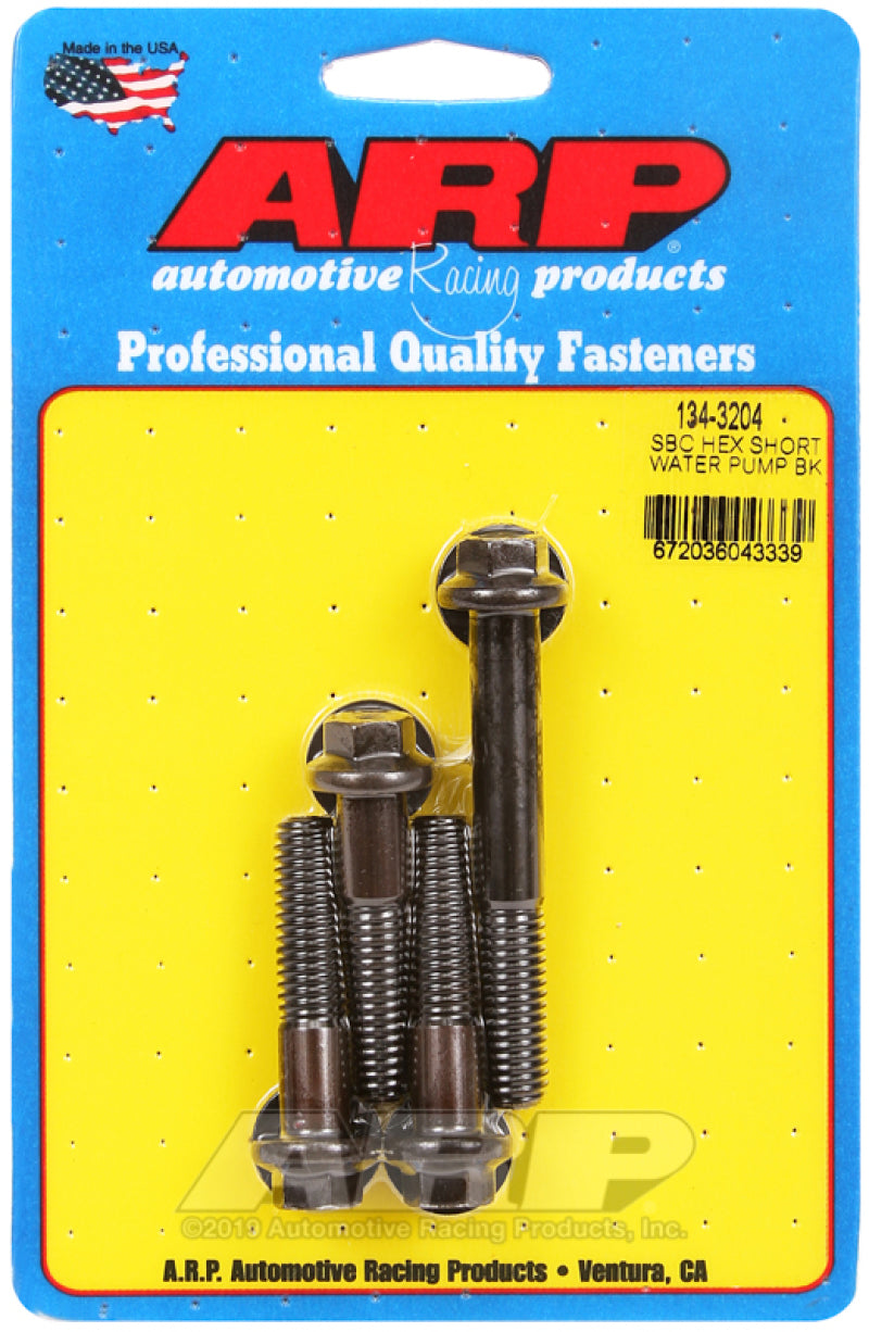 ARP SB Chevy hex short water pump bolt kit 134-3204 User 1
