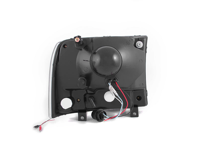 Anzo 2000-2004 Ford Excursion Crystal Headlights Black w/ LED 1pc 111106 Photo - Unmounted