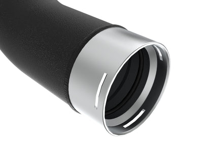 aFe RAM 1500 20-22 V6-3.0L (td) BladeRunner 2-1/2in & 3in Aluminum Hot Charge Pipe Black 46-20598-B 46-20598-B Photo - Close Up