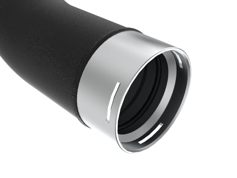 aFe RAM 1500 20-22 V6-3.0L (td) BladeRunner 2-1/2 in & 3in Aluminum Hot & Cold Charge Pipe Kit Black 46-20594-B 46-20594-B Photo - Close Up