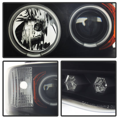 Spyder Dodge Ram 1500 02-05 03-05 Projector Headlights CCFL Halo LED Blk Smke PRO-YD-DR02-CCFL-BSM 5078797 5078797 User 1