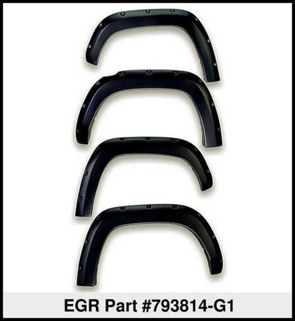 EGR 11-15 Ford Super Duty Bolt-On Look Color Match Fender Flares - Set - Carbon Black 793814-G1 793814-G1 Thumbnail
