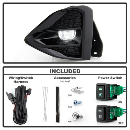 Spyder Nissan Maxima 09-21 OEM Full LED Fog Lights w/Switch Clear FL-NM2019-LED-C 5087096 5087096 Photo - Unmounted