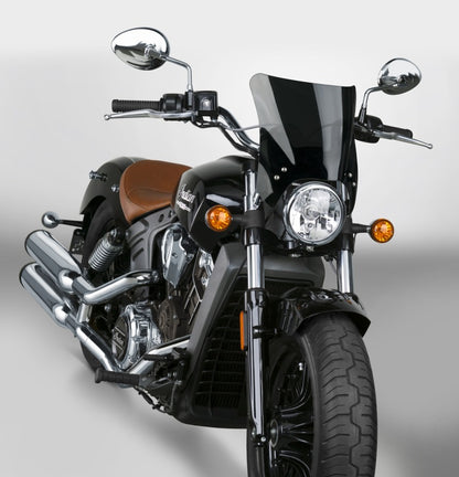 National Cycle Fits up to 48 mm. O.D. Mohawk Chorme Hardware/Straight Bracket/Windshield-Dark Tint N2831-001 N2831-001 User 1