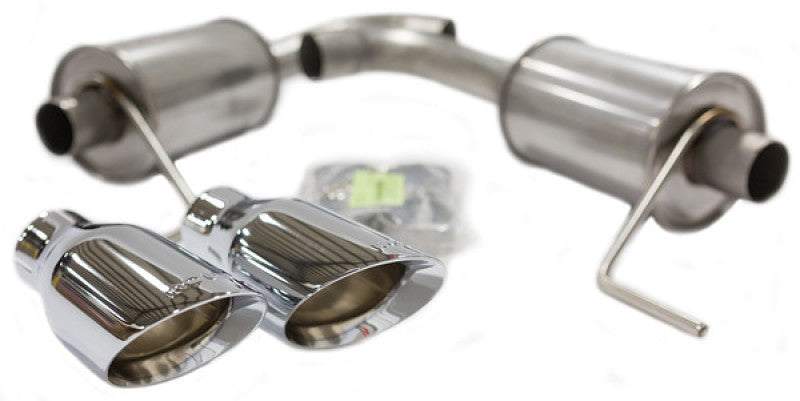 ROUSH 2015-2019 Ford Mustang 3.7L/2.3L V6/I4 Exhaust Kit w/ Round Tips 421837 421837 Photo - out of package