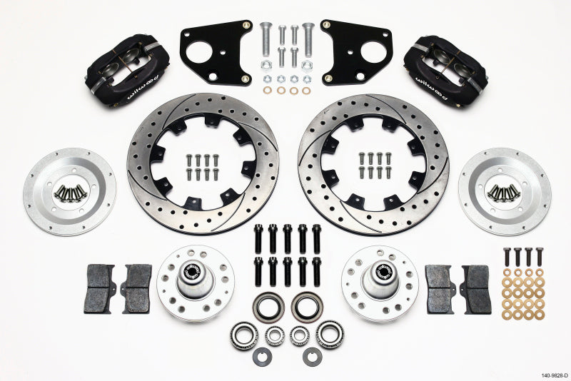 Wilwood Forged Dynalite Front Kit 12.19in Drilled 62-72 CDP B & E Body-Drum 140-9828-D 140-9828-D Photo - Primary