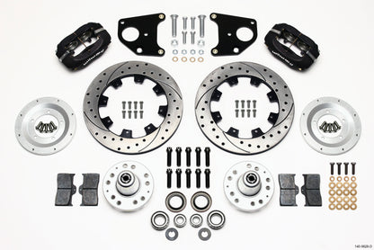 Wilwood Forged Dynalite Front Kit 12.19in Drilled 62-72 CDP B & E Body-Drum 140-9828-D 140-9828-D Photo - Primary
