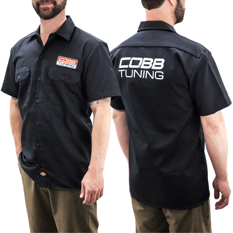 COBB Dickies Work Shirt w/Embroidered Patch - X-Large CO-DICKIES-PATCH-RED-XL CO-DICKIES-PATCH-RED-XL Photo - Primary