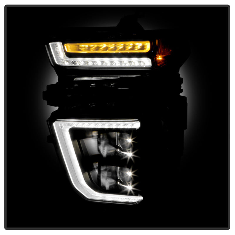 SPYDER Chevy Silverado 20-23 HD 2500/3500 High-Power LED Module - Black (PRO-YD-CSHD20AP-SEQ-BK) 5088840 5088840 User 5