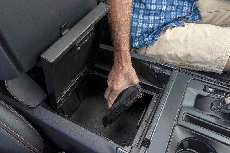 Tuffy Products Tuffy Ford F150 Console Safe W/ Combo Lock For W/ Flow Thru Console 376-01-A 376-01-A Photo - lifestyle view