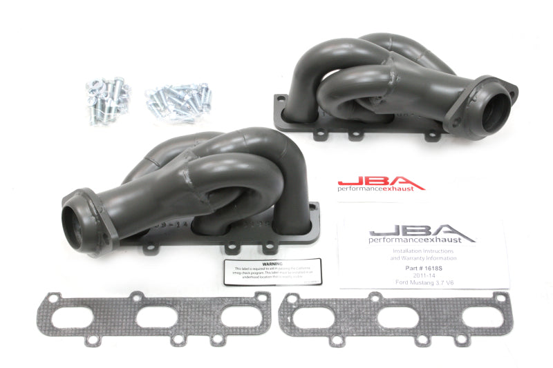 JBA 11-17 Ford Mustang 3.7L V6 1-5/8in Primary Ti Ctd Cat4Ward Header 1618SJT 1618SJT Photo - Primary