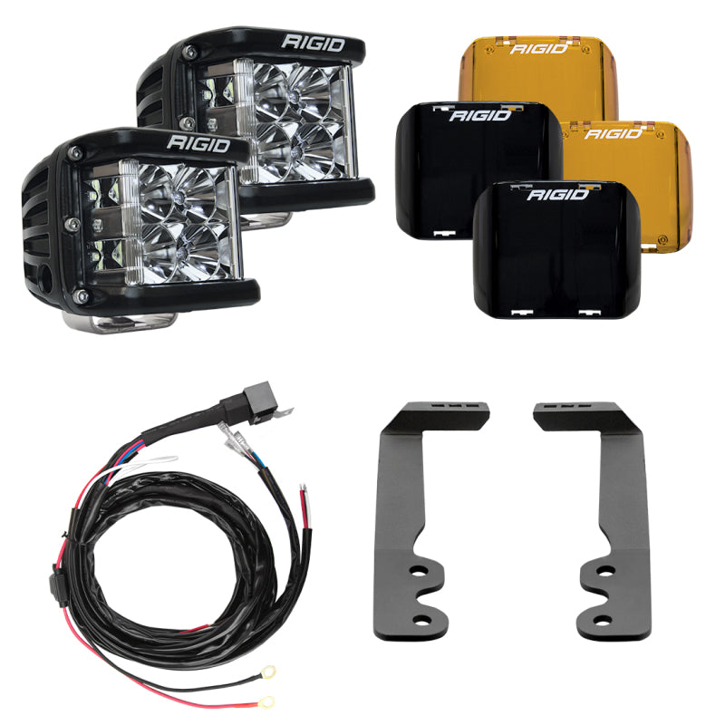 Rigid Industries 2022+ Toyota Tundra A-Pillar Lighting Kit (Fits 360-Series, D-SS Series) 46808 46808 Photo - Primary