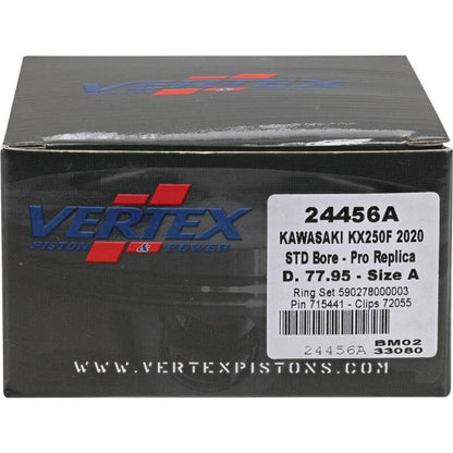 Vertex Pistons Vertex Piston 2020 Kawasaki KX 250 F 250cc Forged Replica Piston Kit 24456A 24456A Photo - Primary