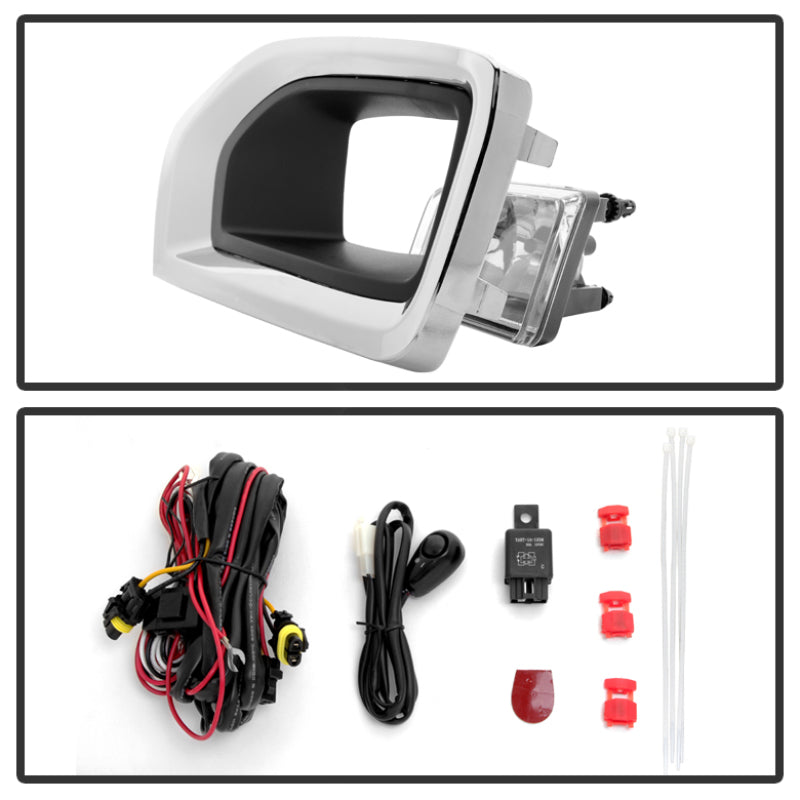 Spyder GMC Yukon/Yukon XL 2015-2017 OEM Fog Lights W/Cover and Switch Clear FL-GYD15-C 9031571 9031571 User 1