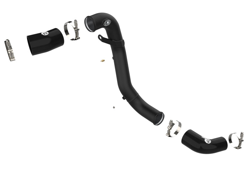 aFe Kia Stinger 18-22 V6-3.3L (tt) BladeRunner Cold Charge Pipe- Black 46-20509-B 46-20509-B Photo - Unmounted