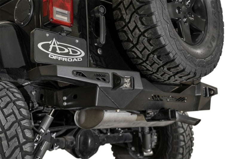 Addictive Desert Designs 17-18 Jeep JK Stealth Fighter HD Rear Bumper R951271280103 R951271280103 Photo - Mounted
