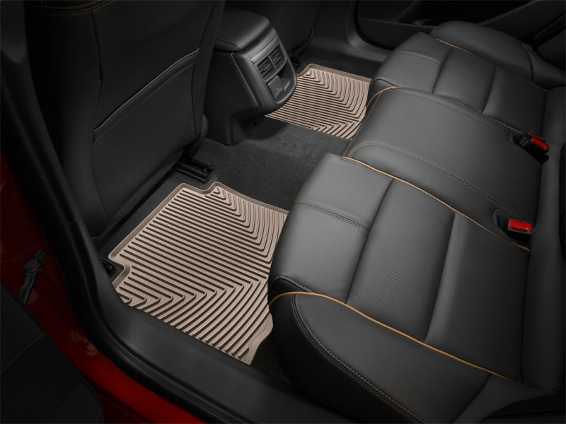 WeatherTech 2016+ Honda Civic Sedan / Coupe Rear Rubber Mats - Tan W391TN W391TN Photo - Mounted
