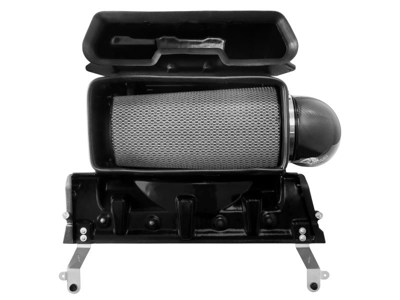 aFe 21-23 RAM 1500 TRX Track Series Carbon Fiber Cold Air Intake System w/ Pro DRY S 57-10022D 57-10022D Photo - Unmounted