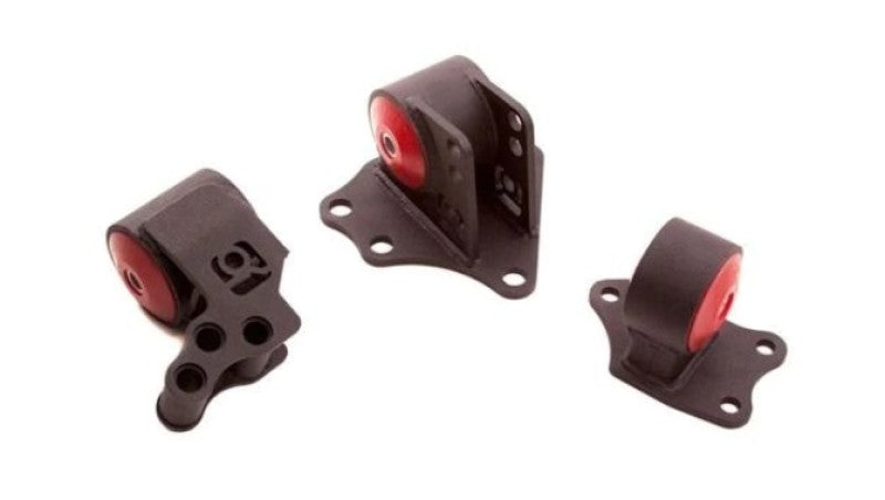 Innovative 95-99 Mitsubishi Eclipse 4G63 / 4G64 Black Steel Mounts 75A Bushings 79951-75A