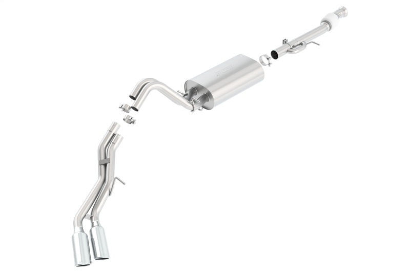 Borla 15-16 Cadillac Escalade ESV 6.2L Auto Trans Dual Round Rolled Truck Side Exit Catback Exhaust 140560 140560 Photo - Primary