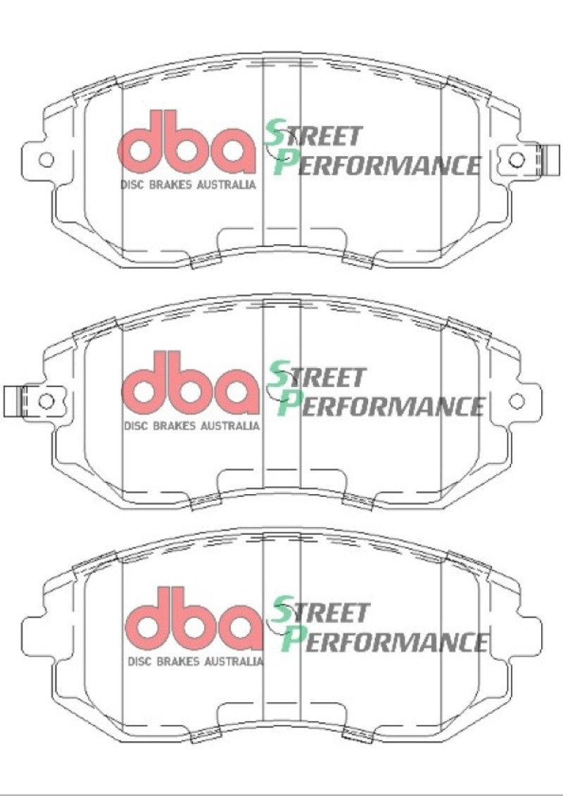 DBA 03-05 Subaru WRX / 08 Subaru WRX SP500 Front Brake Pads DB1491SP DB1491SP Photo - out of package