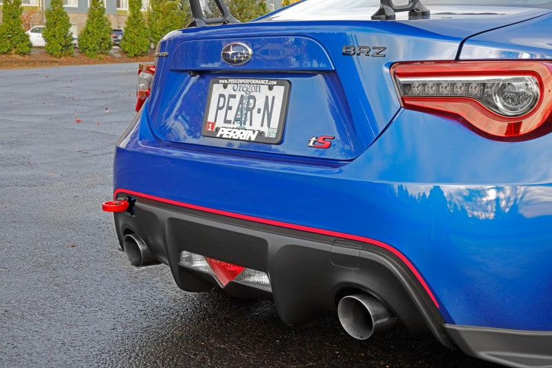 Perrin Subaru BRZ/Scion FR-S/Toyota 86 Tow Hook Kit (Rear) - Red PSP-BDY-255RD PSP-BDY-255RD Photo - Primary