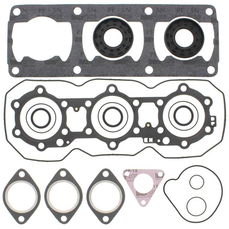 Vertex Pistons Vertex Gaskets 1994 Polaris Indy XLT Special XTRA Complete Gasket Kit w/ Oil Seals 711204 711204 Photo - Primary