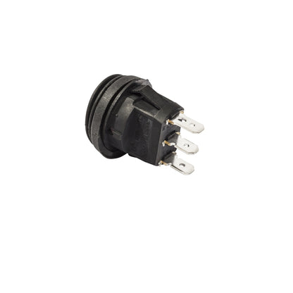 KC HiLiTES Illuminated LED 10A Round Rocker Light Switch - Red 3113 3113 Photo - Primary