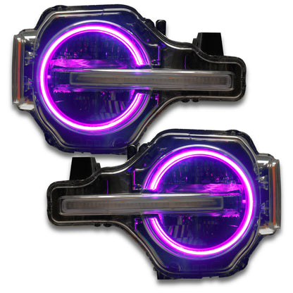 ORACLE Lighting Oracle 2021 Ford Bronco DRL Upgrade w/ Halo Kit - ColorSHIFT w/ Simple Controller 1468-504 1468-504 User 8