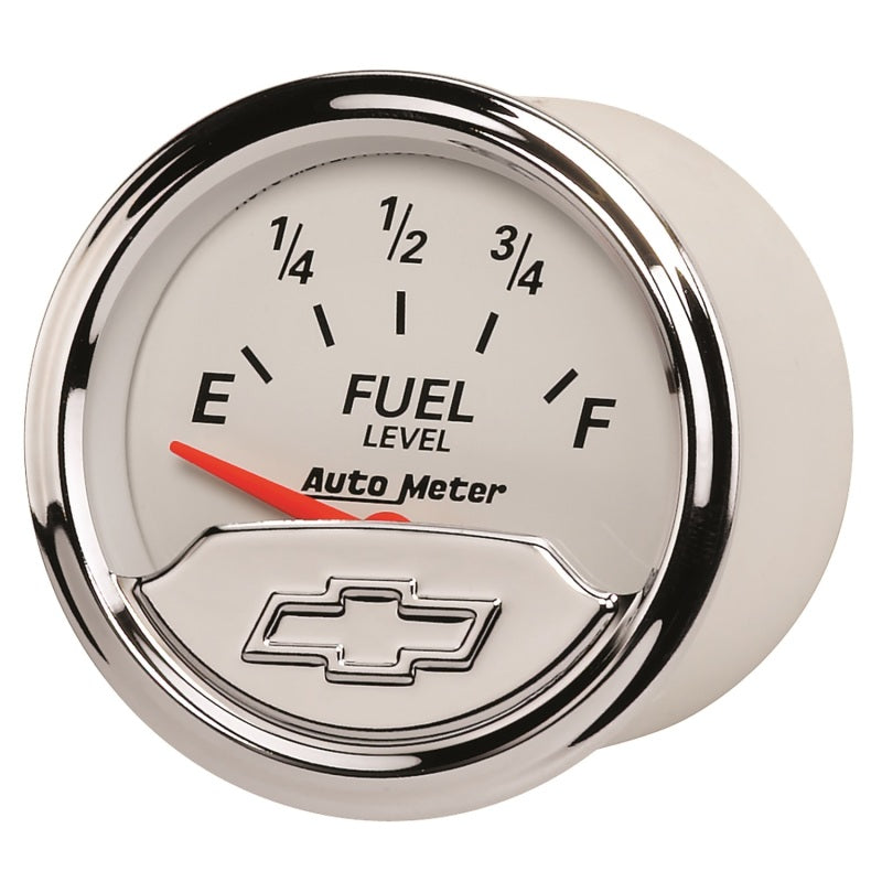 AutoMeter Gauge Fuel Level 2-1/16in. 240 Ohm(e) to 33 Ohm(f) Elec Chevrolet Heritage Bowtie 1317-00408 1317-00408 User 2