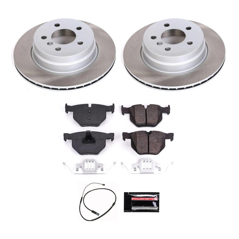 PowerStop Power Stop 11-19 BMW X6 Rear Semi-Coated Rotor Kit SC7429 SC7429 Photo - Primary