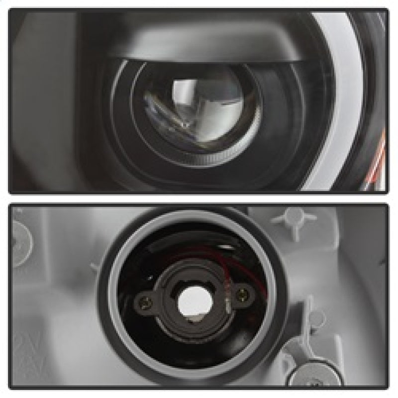 SPYDER xTune Toyota Tacoma 12-15 Headlights - Light Bar DRL - Black PRO-JH-TTA12-LBDRL-BK 9037542 9037542 Photo - Unmounted