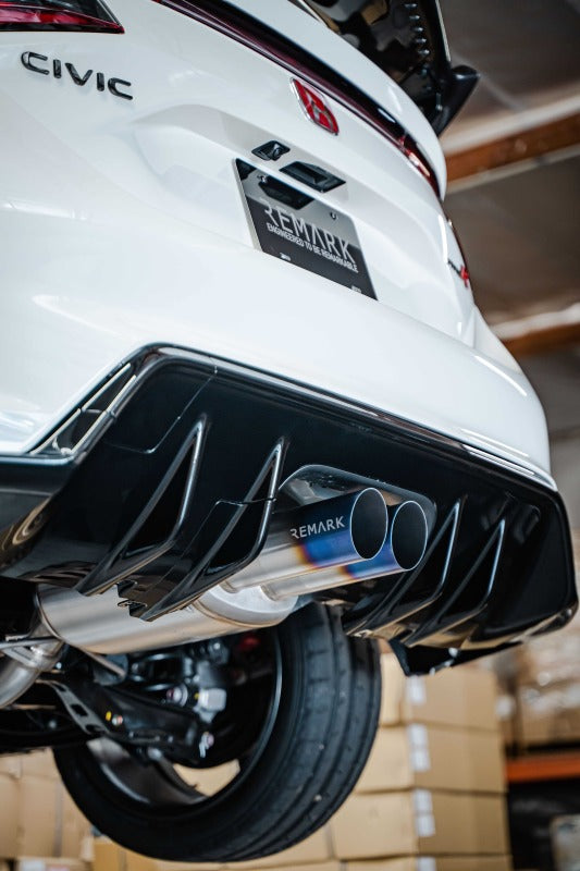 Remark 2023+ Honda Civic Type-R (FL5) Sports Touring Catback Titanium Exhaust/SUS304 Front Pipe RK-C2076H-09TS RK-C2076H-09TS User 1