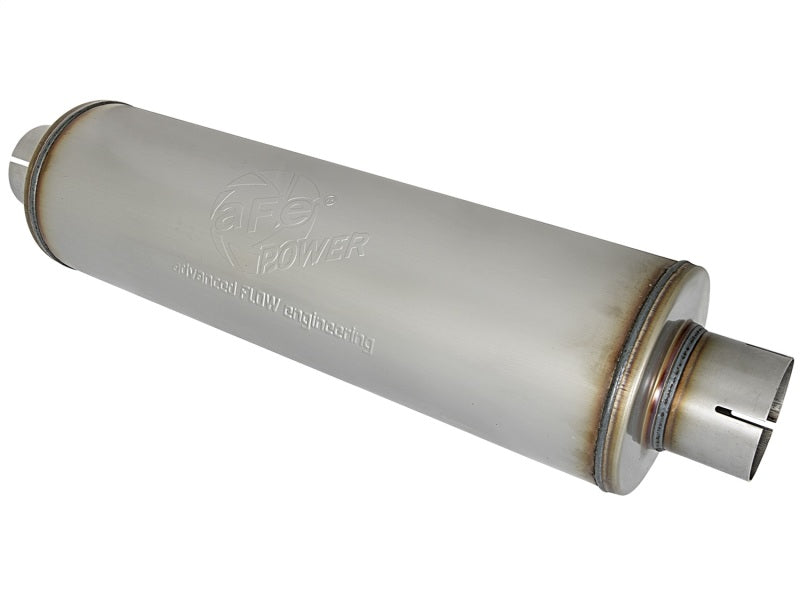 aFe MACH Force-Xp 409 Stainless Steel Muffler - 3.5 Center Inlet / 3.5 Cen 49M00024 Photo - Primary