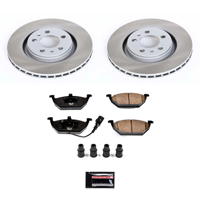 PowerStop Power Stop 99-05 Volkswagen Jetta Front Semi-Coated Rotor Kit SC839 SC839 Photo - Primary