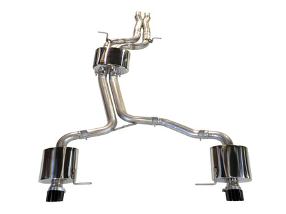AWE Tuning Audi 8R Q5 3.0T Touring Edition Exhaust Dual Outlet Diamond Black Tips 3015-33054 3015-33054 Photo - Primary