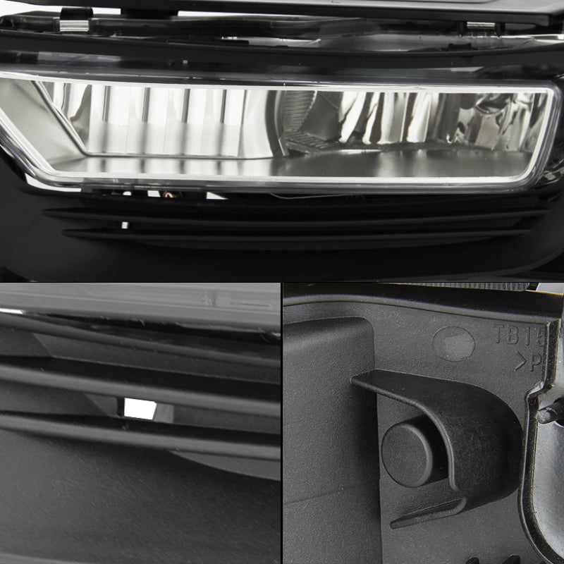 Spyder Honda Accord 2013-2015 4Dr OEM Fog Lights W/Switch- Clear FL-HA2013-4D-C 5076083 5076083 User 1