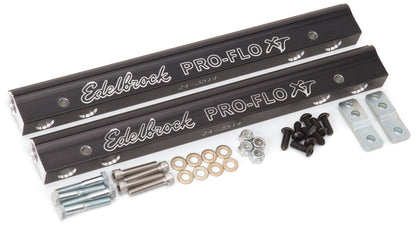 Edelbrock EFI Fuel Rail Pro Flo XT Chrysler 413-440 -6 AN in Black Finish 3644 Photo - Primary