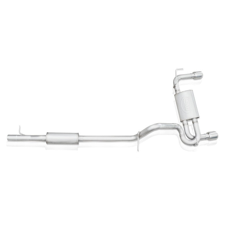 Stainless Works 2012-17 Jeep Wrangler Catback Exhaust JPJKUCB JPJKUCB Photo - Unmounted