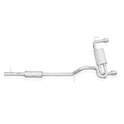 Stainless Works 2012-17 Jeep Wrangler Catback Exhaust JPJKUCB JPJKUCB Photo - Unmounted