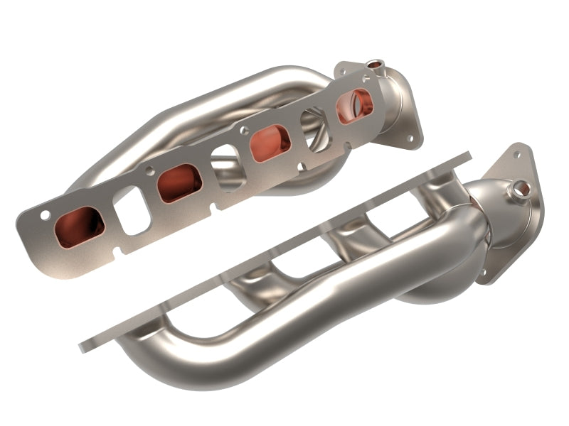 aFe Power Twisted Steel 304SS Shorty Header 2021 Ram 1500 TRX V8-6.2L 48-32030-T 48-32030-T Photo - Primary