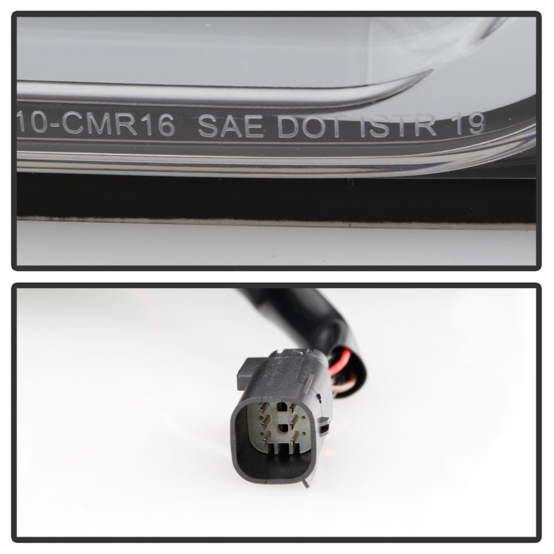 Spyder Chevy Camaro 16-18 (Do Not Fit Halogen Model) LED Tail Lights Black ALT-YD-CCAM16LED-SEQ-BK 5087232 5087232 Photo - Unmounted