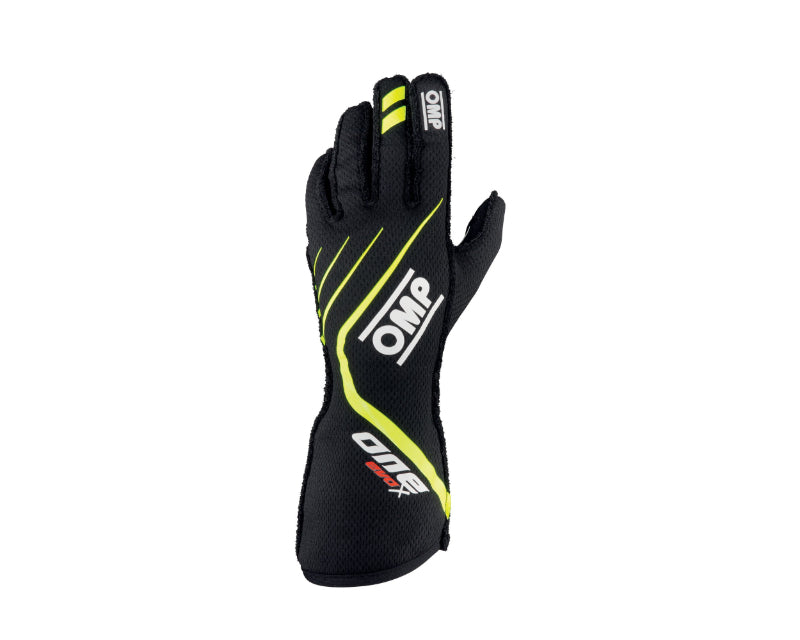 OMP One Evo X Gloves Black/Fluorescent Yellow - Size M (Fia 8856-2018) IB0-0771-A01-178-M IB0-0771-A01-178-M Photo - Primary