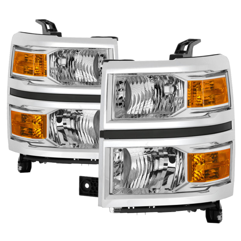 SPYDER Chevrolet Silverado 1500 14-15 (Non-HD) OEM Style Headlights - Chrome HD-JH-CS14-AM-C 9040092 9040092 Photo - Primary