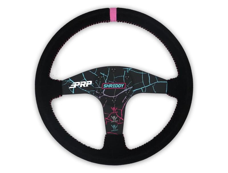 PRP Seats PRP Shreddy Flat Suede Steering Wheel - Cracked SHRDYG255 SHRDYG255 Photo - Primary